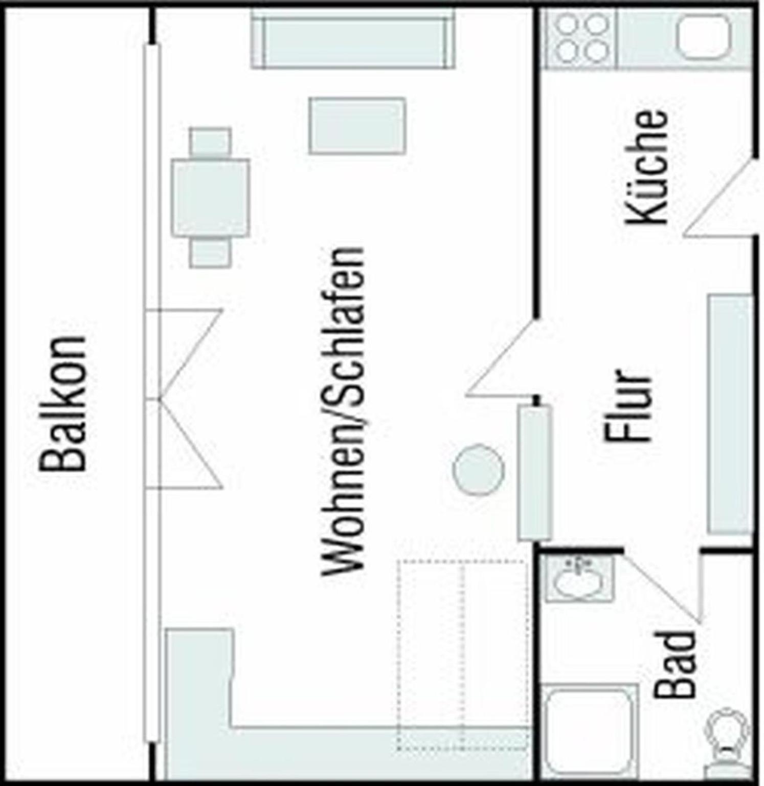 6-208, Sehr Strandnah, Im Herzen Westerlands, Westbalkon, 1 Zi Екстер'єр фото